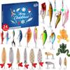 Fishing Tackle Advent Calendar 24 Days Advent Calendar Fishing Tackle Box Creative Christmas Gifts Countdown