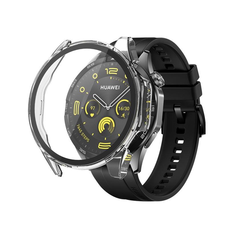 Полный защитный чехол для ПК для Huawei Watch GT 4 46 мм, защитный чехол для экрана + прозрачная пленка из закаленного стекла