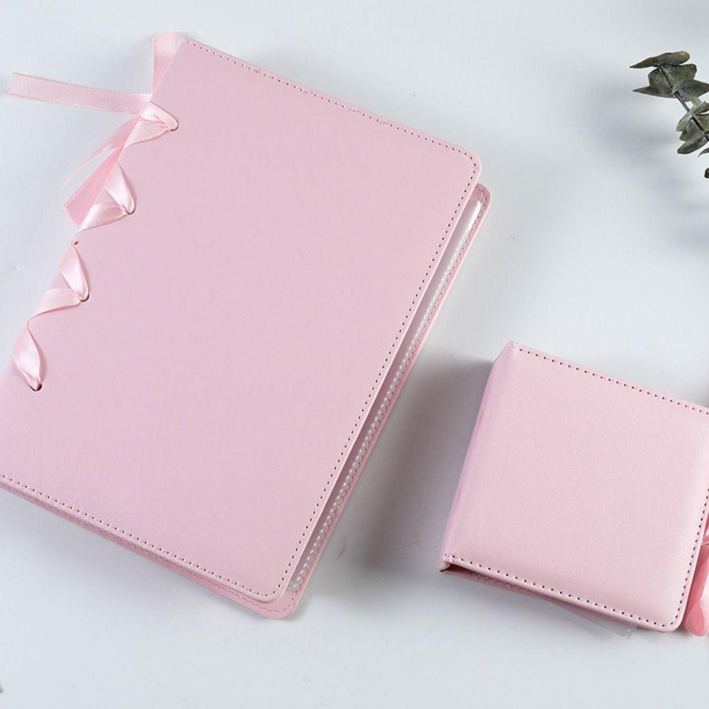 Мини-галстук-бабочка, фотоальбом, кожаный держатель для фотокарточек, самодельный переплет для фотоальбома