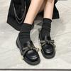 Fashion Women Flats Marie Jane Lolita Shoes  Spring Summer New Designer Bow Dress Platform Casual Sandals Women Shoes Mujer