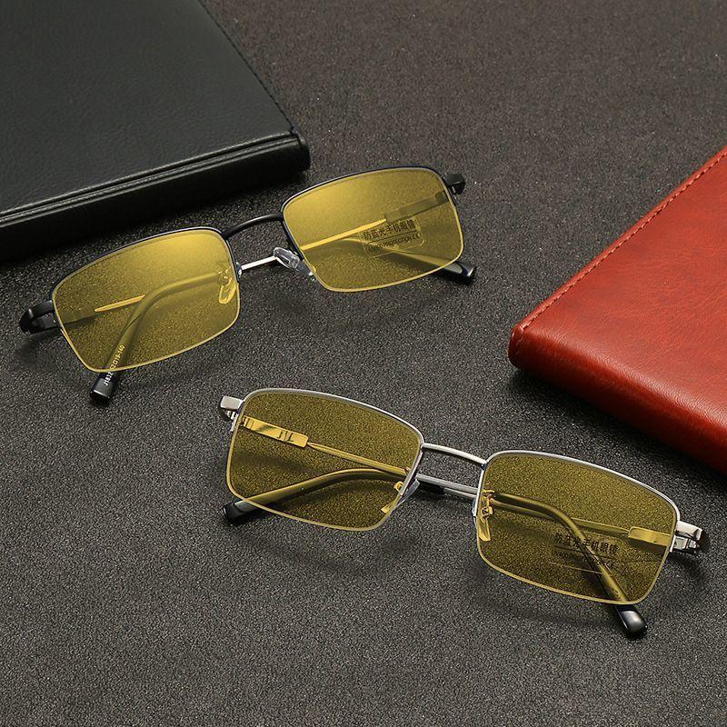 High beam night vision light night anti-glare high definition ultra-light glasses myopia year anti-new special business driving
