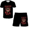 Boys Girls Five Night At Freddy Cartoon Clothes Sets Summer Terroist Game T Shirts Short Pants 2 Piece Suits FNAF Casual Outfits