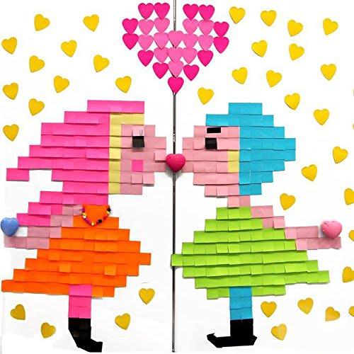 Post-It Notes Super Value Note Cube Neon Color 75 X 75 Mm 450 Sheets X 1 Pad CN-33SE