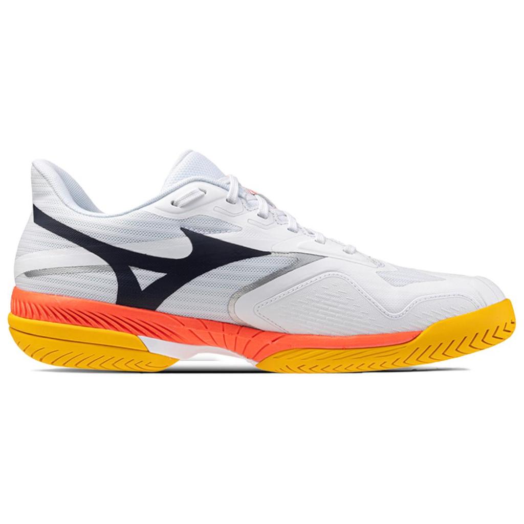 Mizuno WAVE EXCEED COURT Амортизаторы Нескользящие Износостойкие Низкие Теннисные Кроссовки Унисекс Белый Оранжевый Mizuno 61GA251860