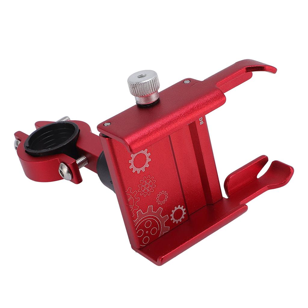 Cycle Phone Holder Anti Shake Electric Scooter Phone Mount 360 Degrees  Rotatable Metal Handlebar Fixed