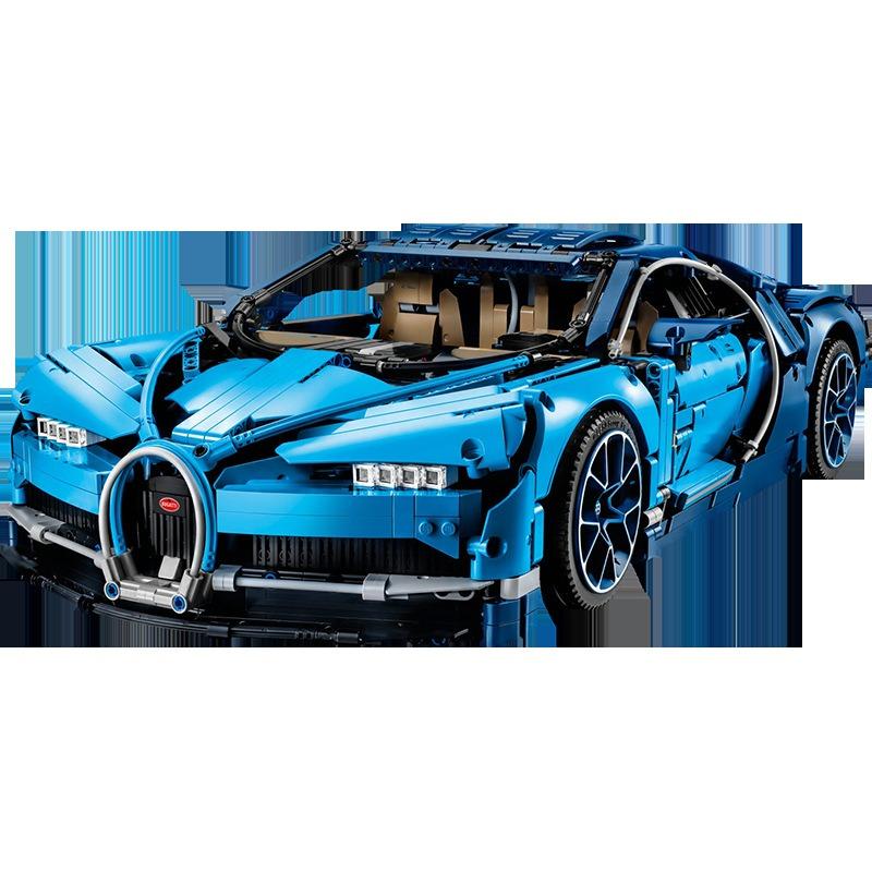 Bugatti Veyron 42083 Механический Групповой Спортивный Автомобиль с Дистанционным Управлением Для Взрослых Сложная Сборка Строительный Блок Игрушка