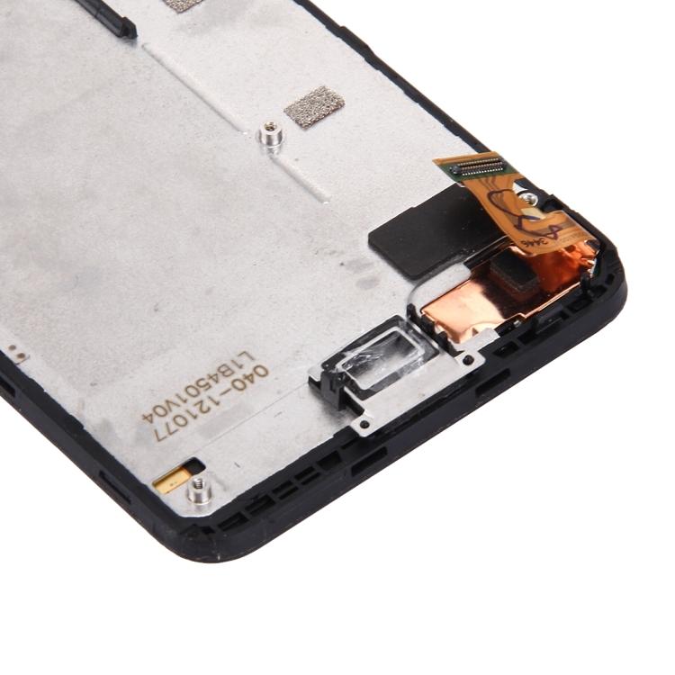 ЖК-дисплей + сенсорная панель с рамкой для Nokia Lumia 630 / 635(черный)