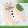 Имитация цветущей сакуры из ротанга, Подвесная корзина с искусственными цветами, Обмотка и блокировка труб кондиционирования и отопления, Внутренний потолоч...