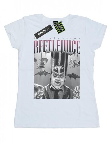 Beetlejuice Женская/дамская футболка Circus Homage из хлопка