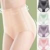 Стильные женские трусики сплошного цвета с тонким контролем живота