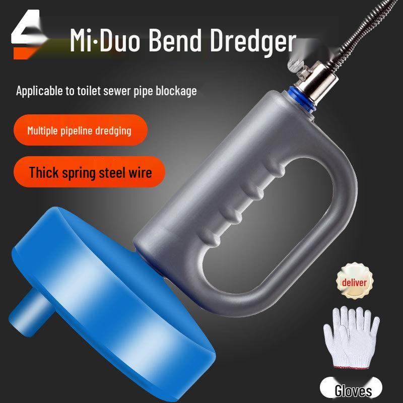 Многофункциональный инструмент для прочистки труб для туалета и кухни