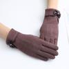 Women Gloves Winter Warm Windproof Cold-proof Rabbit Plush Outdoor Riding Household Goods Clothing Accessories Female Gloves