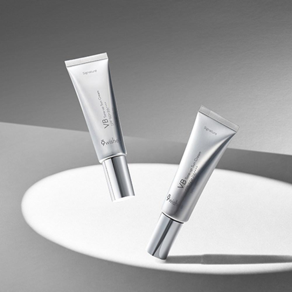 Nine Wishes VB Tone-Up Sun Cream Signature SPF50+ PA++++, 2 Units, 50ml