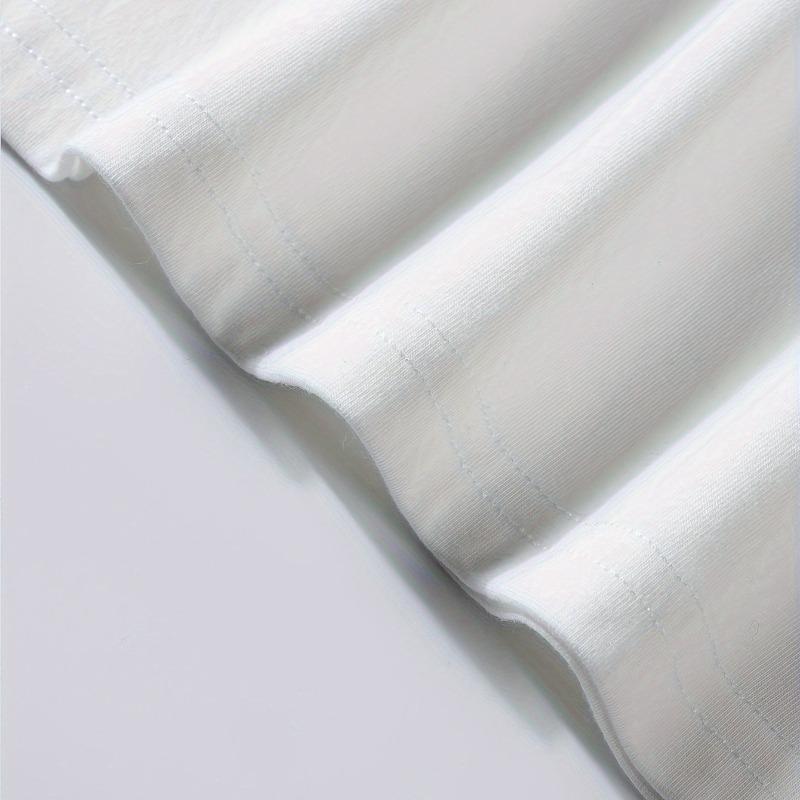 Повседневная однотонная футболка с коротким рукавом, универсальная и прочная, для выходных и дел