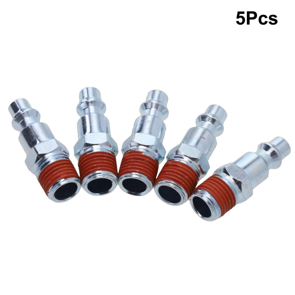 Надежный 5 шт. Штекерный 1/4 NPT Быстроразъемный Фитинг для Воздушной Линии Адаптер для Шланга