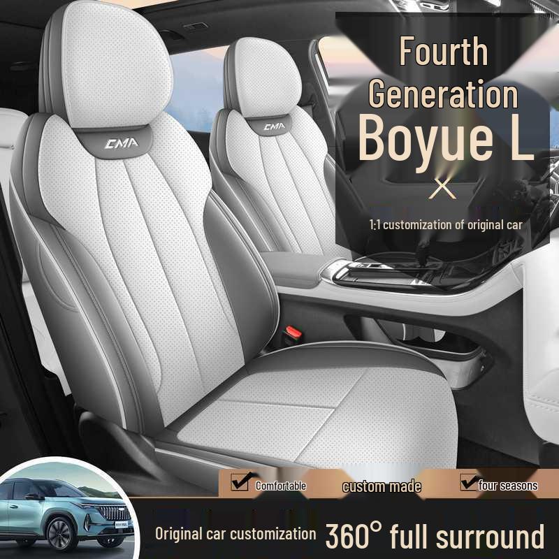 Чехлы на сиденья Geely Boyue L 26-Модель: Автомобильные подушки с полным покрытием, для всех сезонов