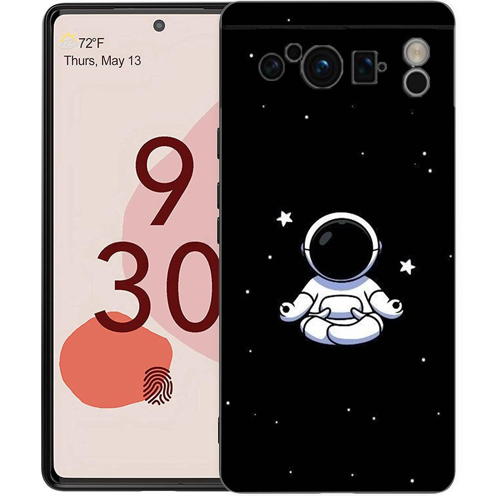 Чехол для телефона Google Pixel 10 Pro Pixel 9 Pro XL TPU Чехол Pixel 8 Pro 9A 8A 7A 7 6A 6 Pro Мягкая Обложка Милый Астронавт