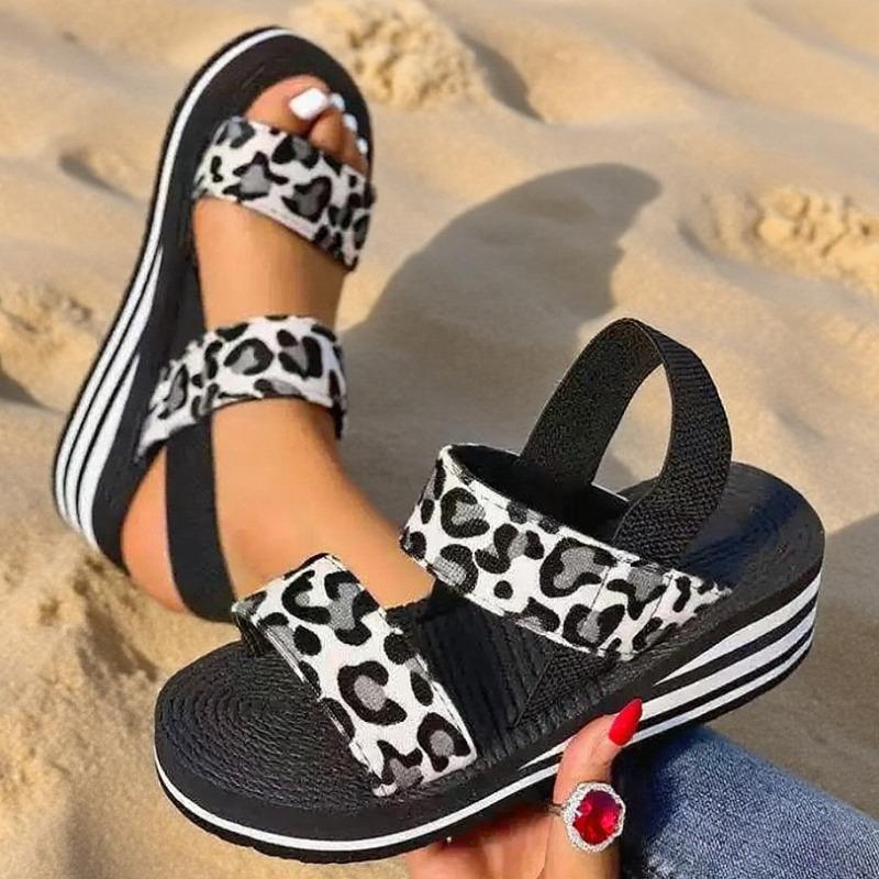 Hot-selling Women's Slippers On the Whole Network, New European and American Small Men, Heightened Thick-soled Wedges with Sandals