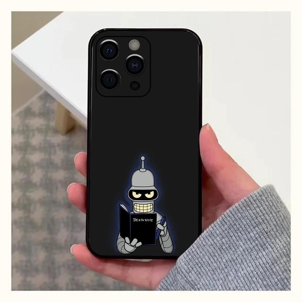 Мультяшный Futurama-a B-Bende Чехол для телефона для Apple iPhone 15,14,13,12,11,Pro,X,XS,Max,XR,Plus,Mini Мягкий черный чехол