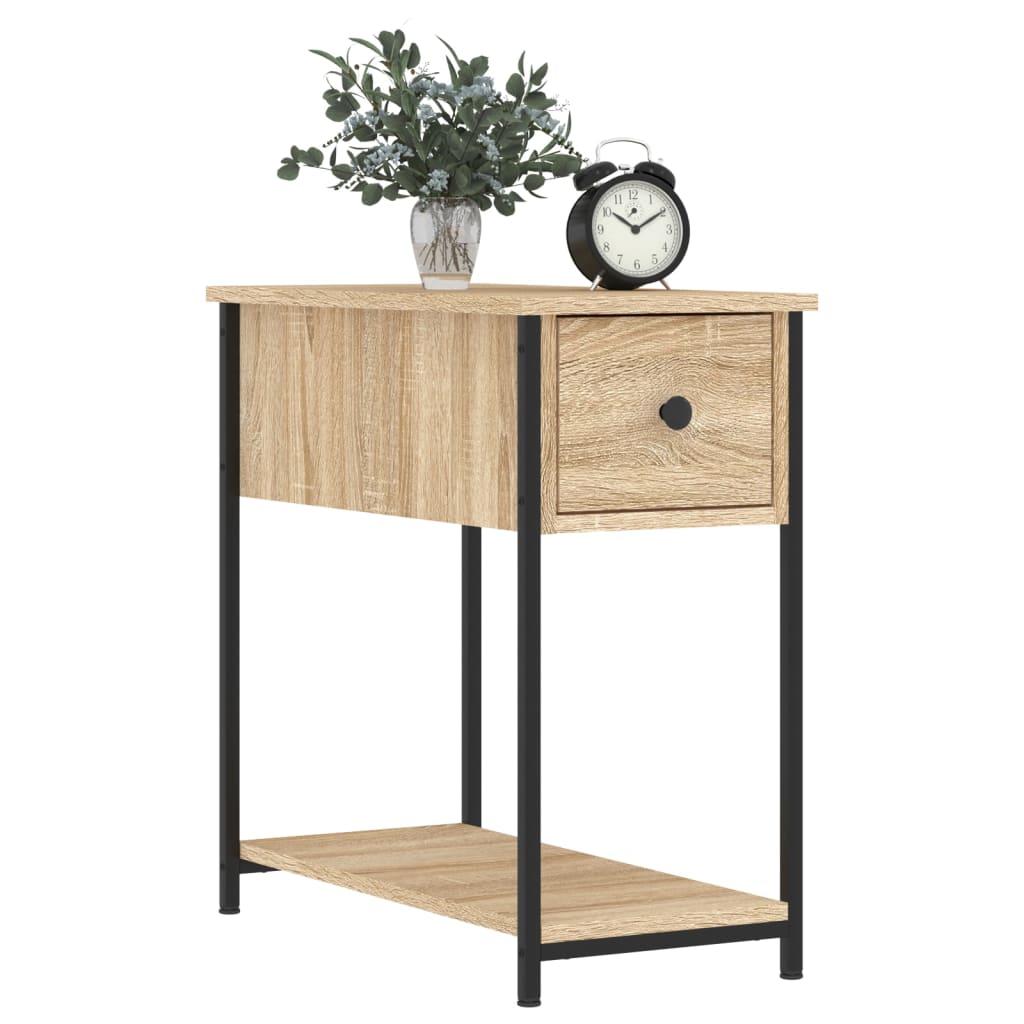 Nightstands (2 pcs) Sonoma Oak Finish 30 x 60 x 60 cm Particleboard