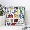 Печатные Алфавиты Английский Мультяшные Лорс Наволочка Полиэстер Чехол для Подушки Злодей Буква ABC Чехол для Наволочки Гостиная
