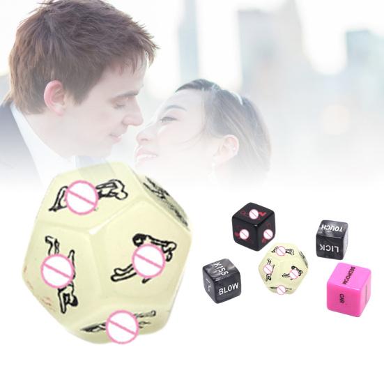 5 шт. игральные кости 5-в-1 6-сторонние акриловые английские 12 секс-поз игральные кости любовь игра-игрушка для развлечений