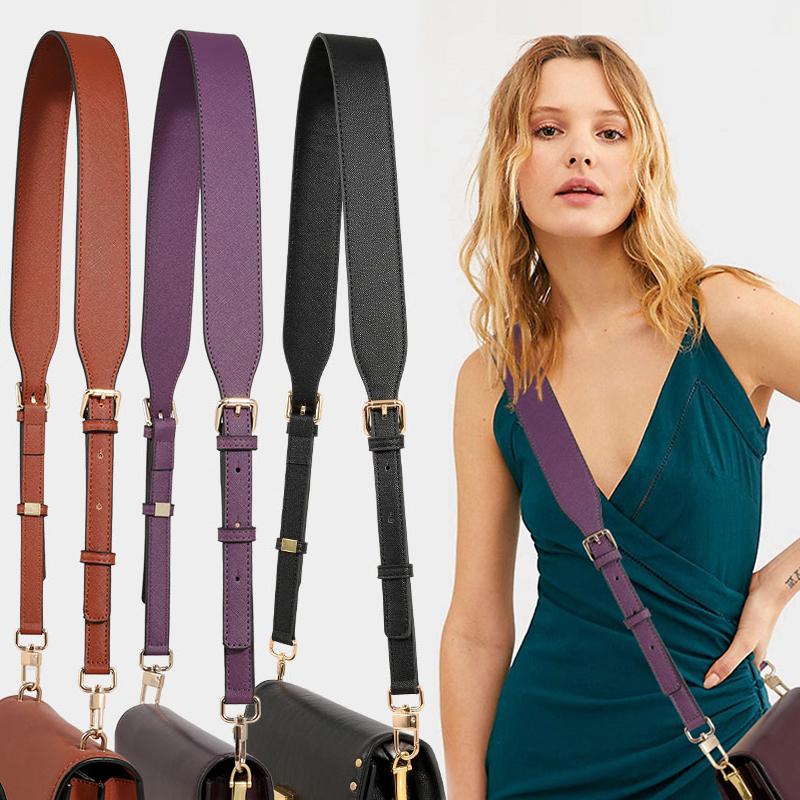 107-127cm Adjustable PU Leather Bag Strap Crossbody Replacement Straps for Handbag Purse Women Shoulder Bags Belt Accessories