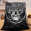 1PC Rai-ders Football Legacy Flannel Blanket Gift, Suitable for Both Men And Women, Soft Ideal for Beds And Sofa, Birthday Or Christmas Gift