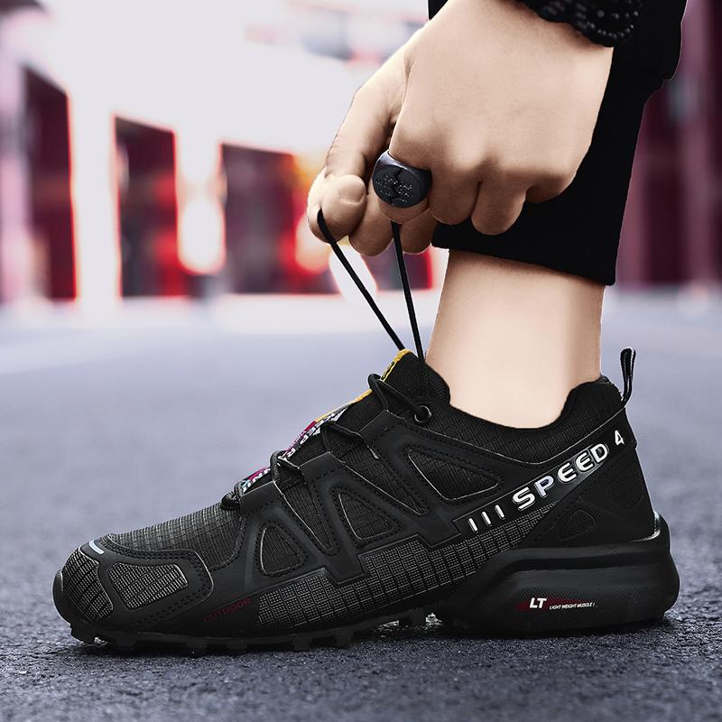 Men's High Quality Anti-Slip Wear Resistant Large Size Men's Outdoor Waterproof Hiking Shoes