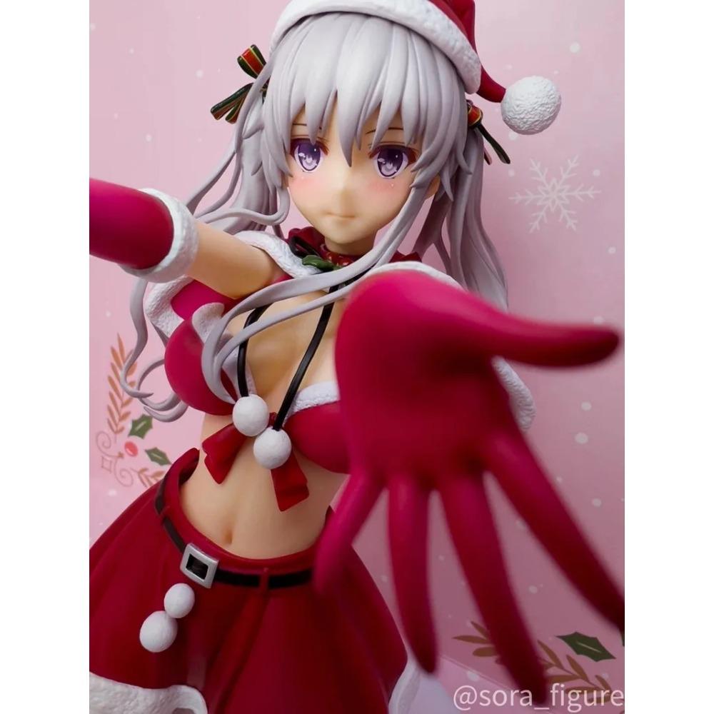 19CM Anime Hiiragi Snowflake Figure Flower Christmas Dress Up Model Toy Panties Misaki Kurehito Toy Japanese Doll Action Figure
