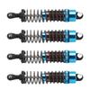 4PCS Oil Pressure Shock Absorbers Aluminum Alloy Model Vehicle Shock Damper Set for 1 10 Scale RC Car 85mm Blue