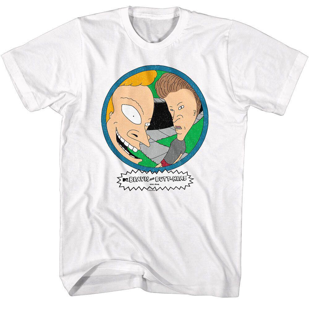 Белая футболка унисекс Beavis And Butthead Beavis And Butthead Peep Hole
