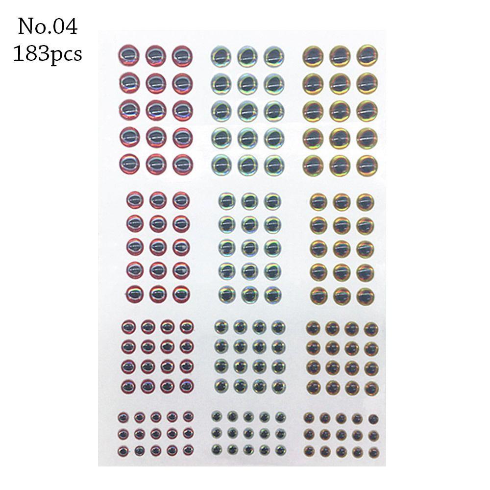 3 мм 4 мм 5 мм 6 мм глаза для рыбной приманки 3D глаза для рыболовной приманки 2024 3D голографический глаз