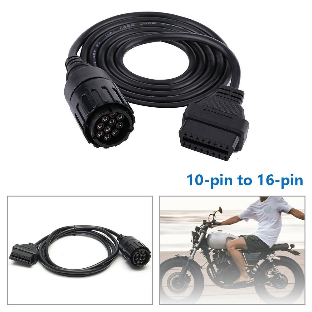 Переходники разъема диагностического кабеля 10-16-контактный OBD2 для мотоцикла BMW ICOM