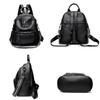 Luxury Solid Cowhide Bags For Women 2023 New Designer High Quality Genuine Leather Backpacks Women School Bags For Teenage Girls
