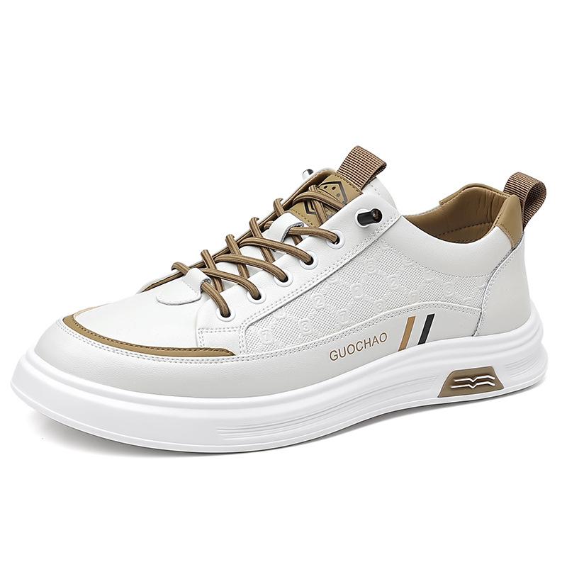 Мужская обувь нескользящая и износостойкая кроссовки низкий верх толстая подошва одинарная обувь повседневная обувь летняя спортивная обувь 2025 прямые продажи