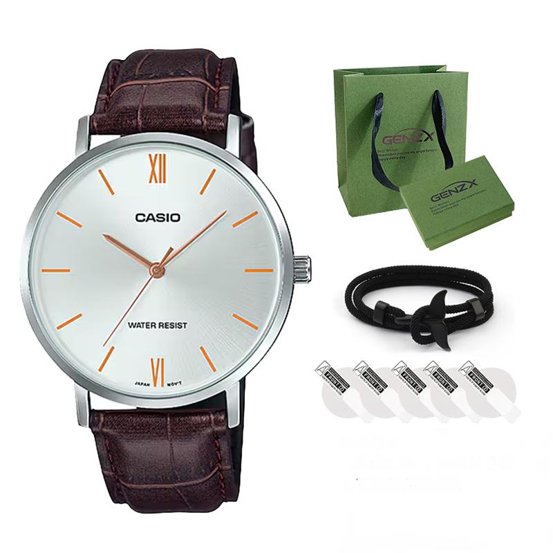 Casio Мужские часы стандартной серии Серебристые MTP-VT01L-7B2 MTP-VT01L-7B2