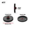 Steel 47T Main Gear Metal Spur Gear Replacement for HPI Savage X 4.6 1/8 Remote Control Car Upgrade
