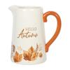 Something Different Hello Autumn Leaf Ceramic Flower Jug