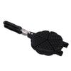 Waffle Maker Pan Make 5 Mini Heart Shaped Waffles Small Kitchen Stovetop Waffle Baking Pan for Family Breakfast