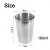 Elegant Stainless Steel Cup for Coffee and Cola Choose Your Desired Capacity
