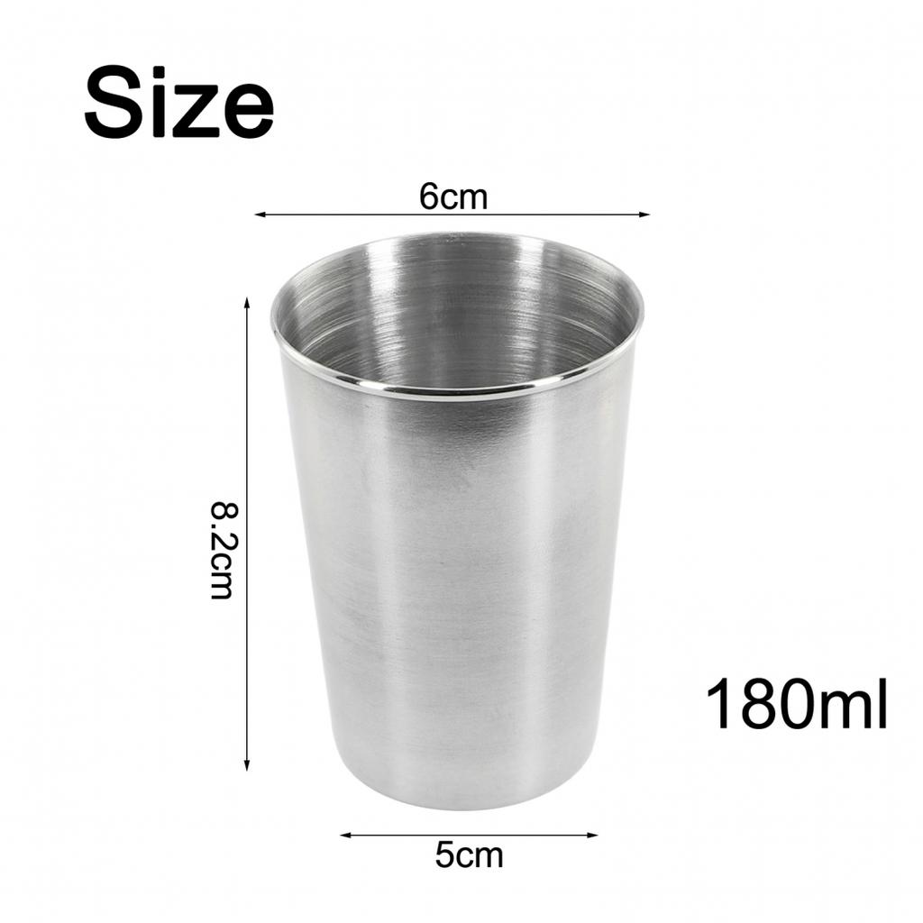 Elegant Stainless Steel Cup for Coffee and Cola Choose Your Desired Capacity