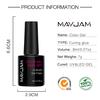 MAYJAM 8Pcs Nail Gel Polish Set 8ML Pure Color Nail Polish UV Gel 2022 Women Passion New Long Lasting Varnish Gel Nail Art DIY Nail Care