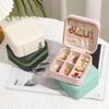 Portable Jewelry Box Jewelry Jewelry Organizer Display Travel Jewelry Case Boxes Leather Storage Zipper Jewelers Jewelry Box