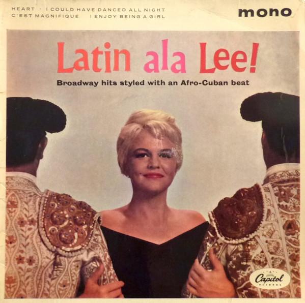 7-дюймовая пластинка PEGGY LEE Latin Ala Lee Broadway Hits Styled EAP51290 Capitol Records 1960 UK Jazz Б/у