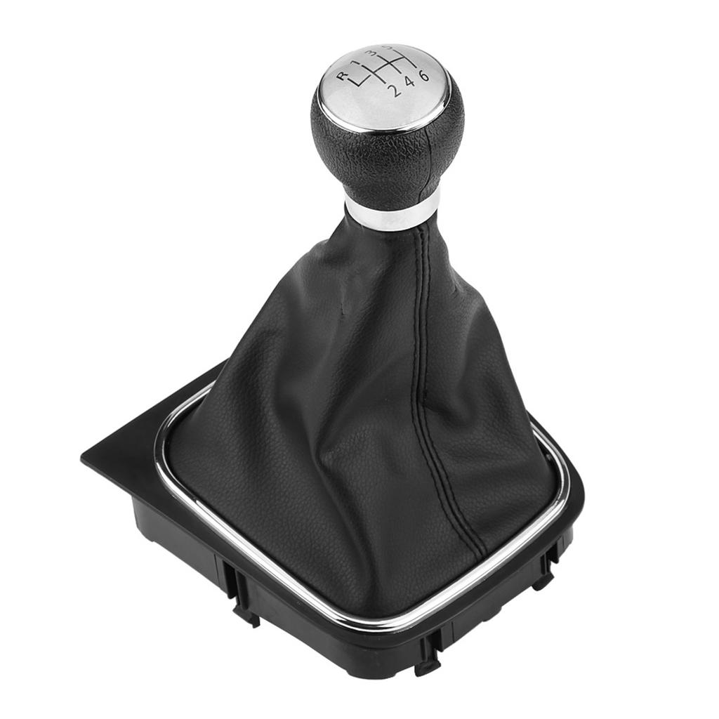 6 Speed Car Gear Shift Knob Lever Stick Gaitor Boot Cover for  Golf 6 MK5 MK6 Jetta 2005 2014