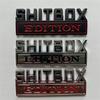 3D SHITBOX Edition Emblem ABS Car Badge Car Tail Trunk Side Body Stickers Vehicle Sticker Decal For Cars Trucks S