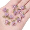 11x14mm 2-10Pcs acrylic lily of the valley flower bud beads plated with colored loose beads, handcrafted DIY making jewelry 2029