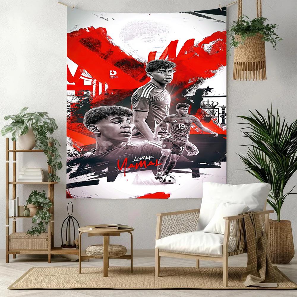 Yamal Theme Wall Decor Tapestry Art For Pet Memorial Birthdaywedding Party Backdrop Family Gift