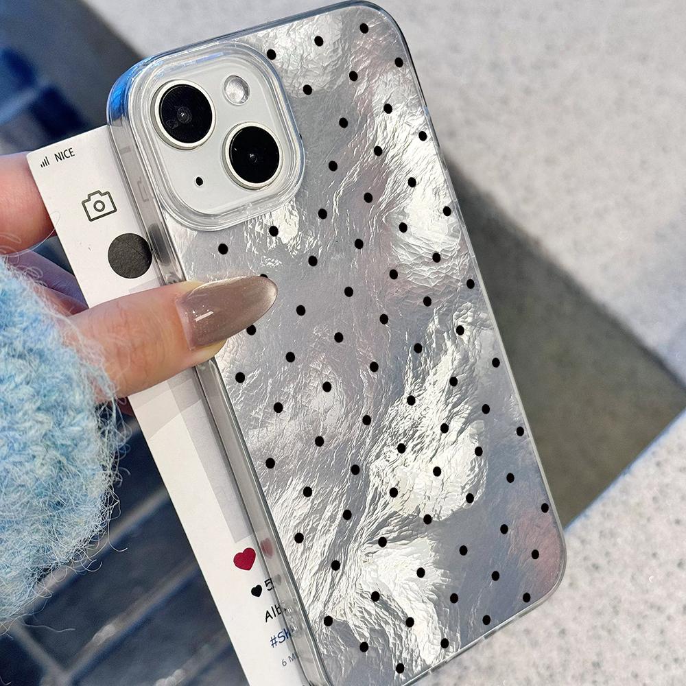 Чехол в корейском стиле с волнами и ангельскими крыльями для iPhone 17 Air 12 11 16 16e 17e 15 Plus 14 13 Pro Max, противоударный, модный